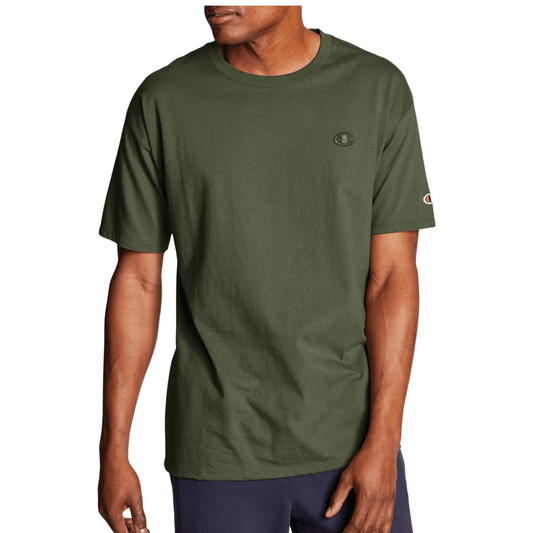 CHAMPION Mens Tops S / Green CHAMPION -  Classic Jersey Cotton Tee