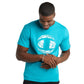 CHAMPION Mens Tops S / Blue CHAMPION - Crew Neck Short Sleeve T-Shirt