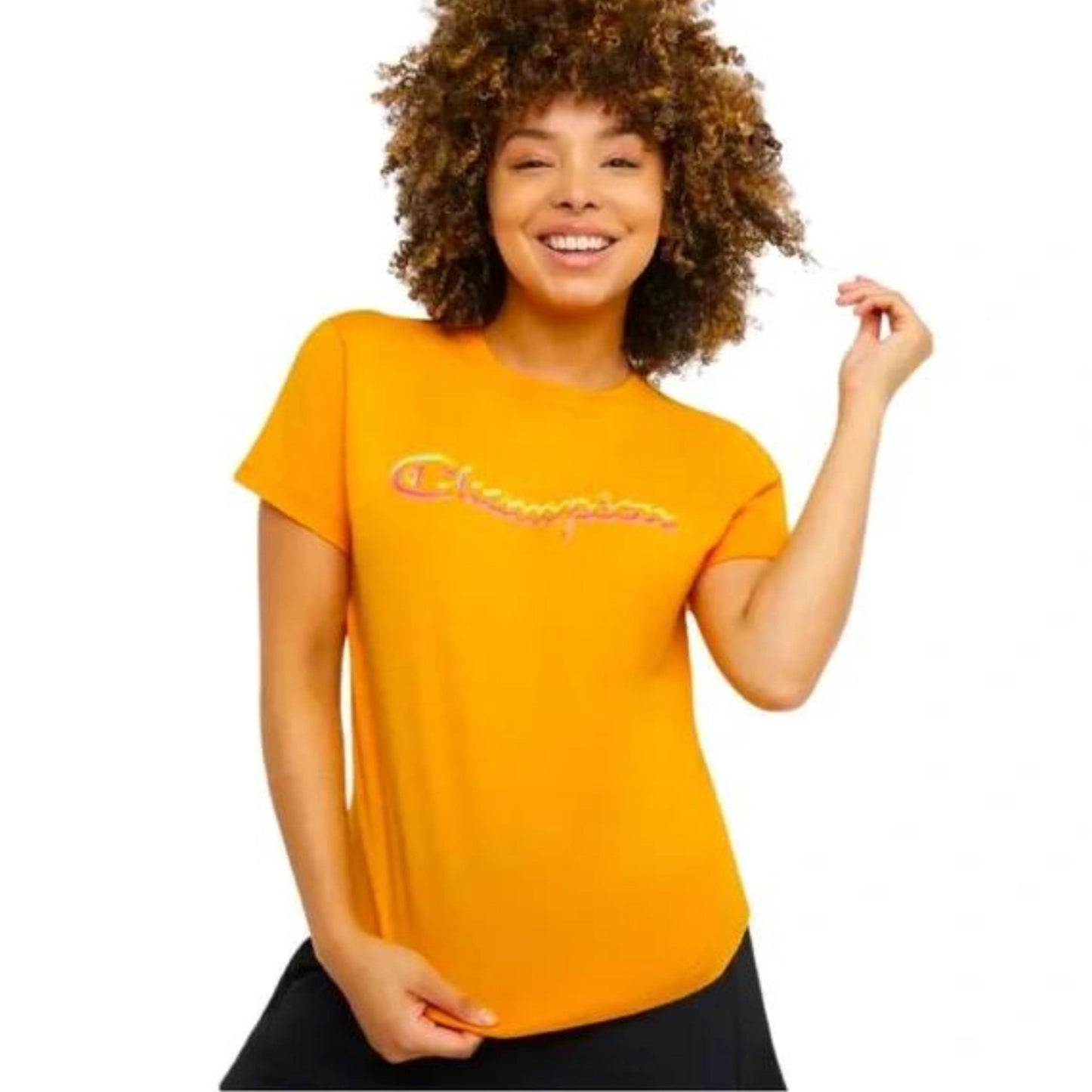 CHAMPION Womens Tops XXL / Orange CHAMPION - Fitness Workout Shirts & Tops