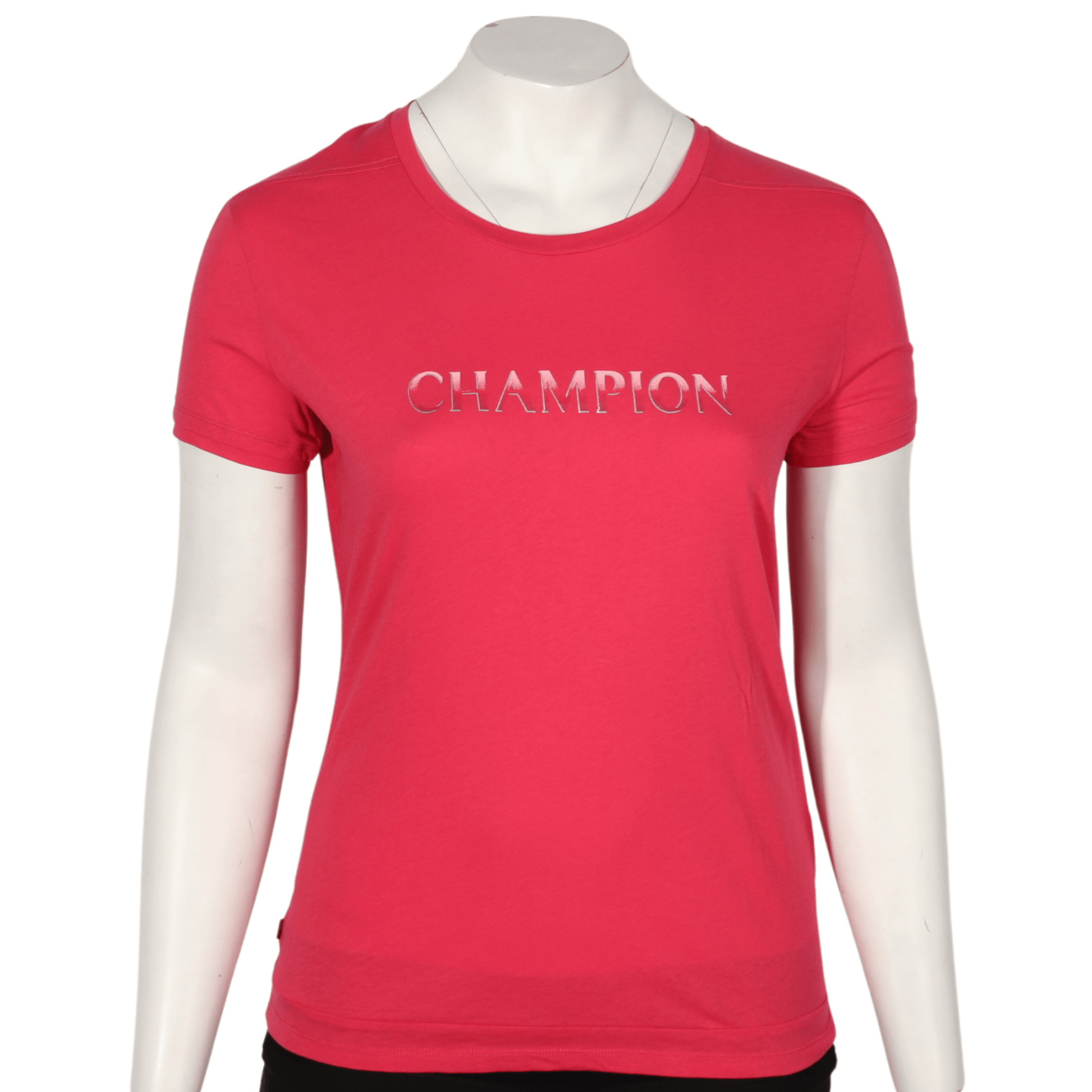 CHAMPION Womens Tops XXL / Pink CHAMPION - Logo Printed T-Shirt