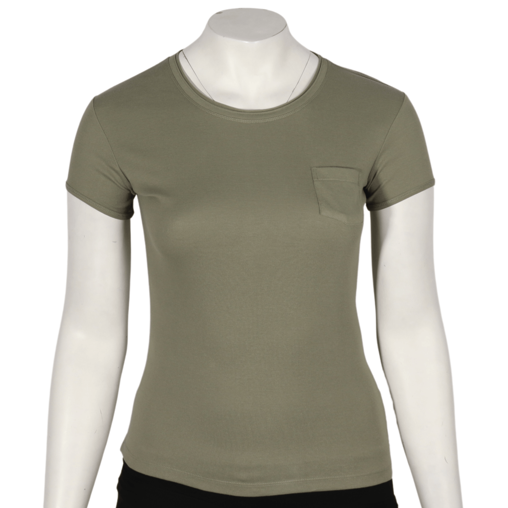 CHAMPION Womens Tops XL / Green CHAMPION - Short Sleeves Round Neck