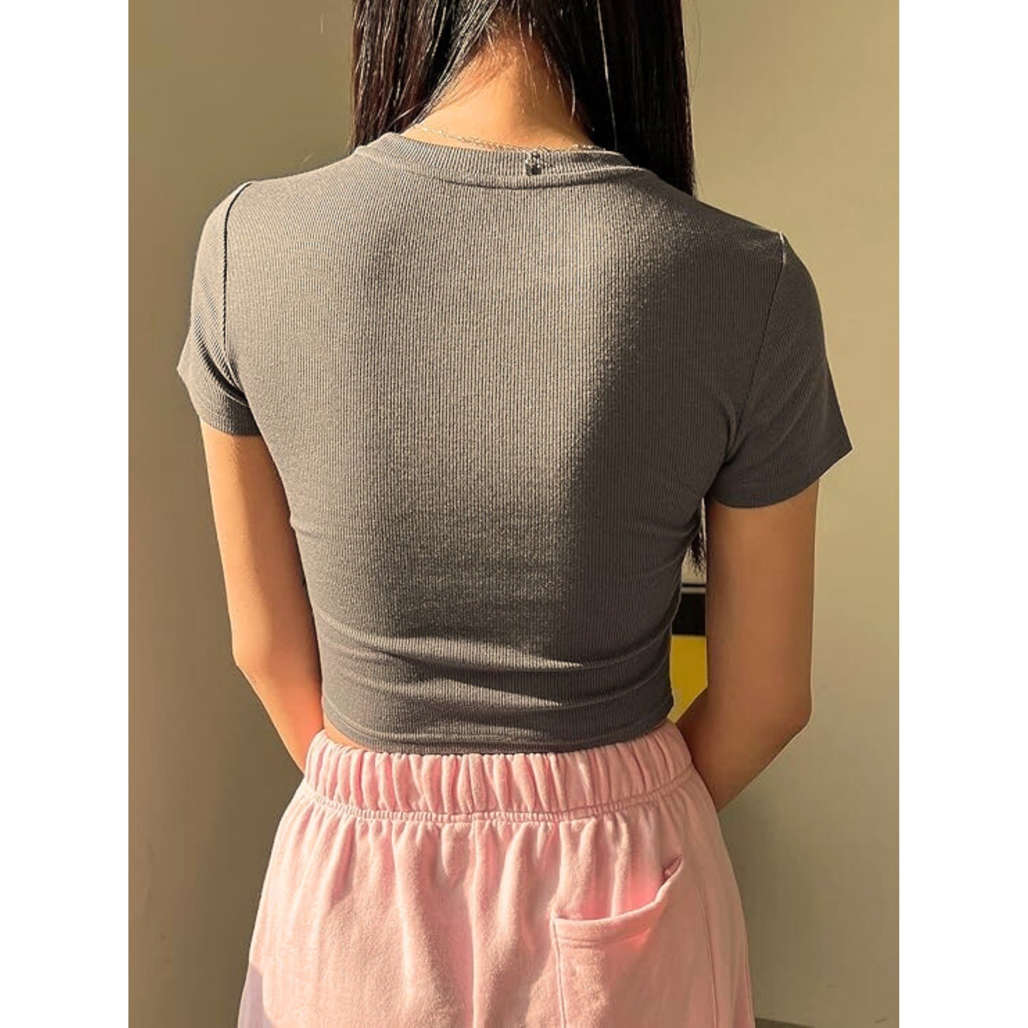 SHEIN -  Graphic Crop Tee