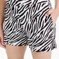 CHARTER CLUB Womens Bottoms XXL / Multi-Color / 36-38 CHARTER CLUB - Zebra-Print Shorts