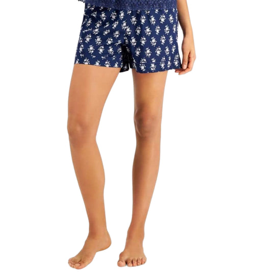 CHARTER CLUB Womens Pajama XXL / Multi-Color CHARTER CLUB - Flower pattern cotton shorts