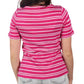 CHARTER CLUB Womens Tops XS / Pink CHARTER CLUB - Stripped T-Shirt