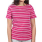 CHARTER CLUB Womens Tops XS / Pink CHARTER CLUB - Stripped T-Shirt