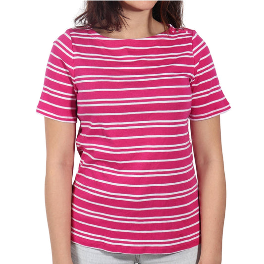 CHARTER CLUB Womens Tops XS / Pink CHARTER CLUB - Stripped T-Shirt