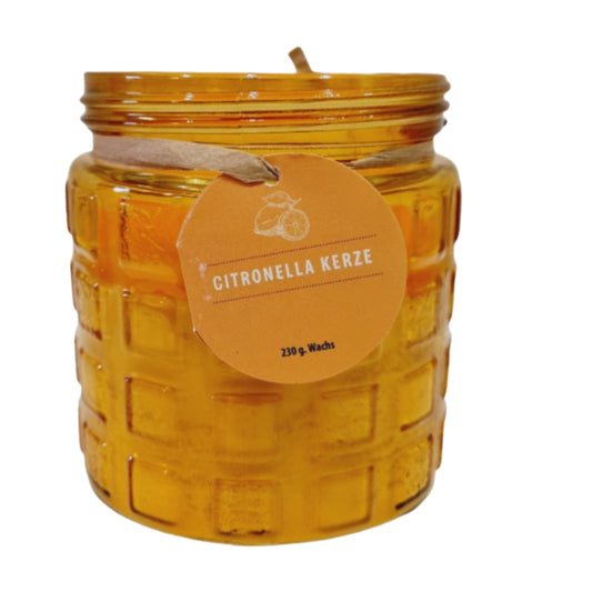 CITRONELLA Candles Orange CITRONELLA -  Paraffin Scented Candle