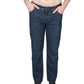 CLARION Mens Bottoms CLARION - Solid cotton logo denim