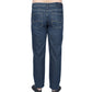 CLARION Mens Bottoms CLARION - Solid cotton logo denim