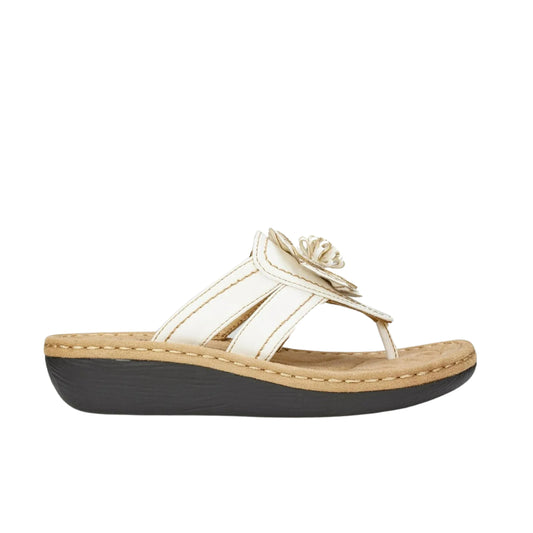 WHITE MOUNTAIN - Carnation Faux Leather Slide slippers