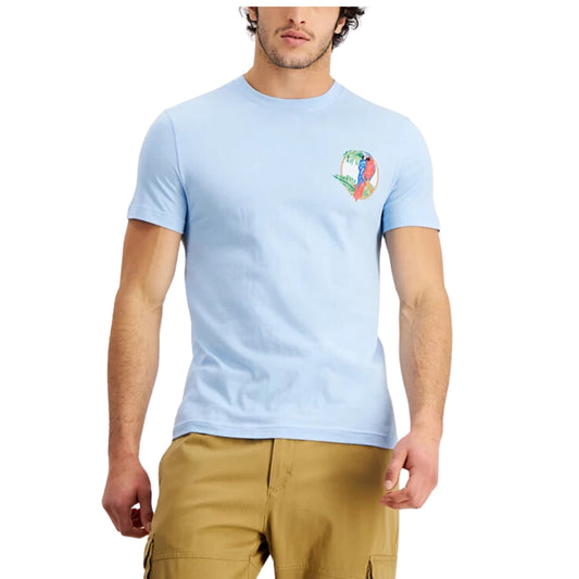 CLUB ROOM Mens Tops S / Blue CLUB ROOM - Parrot Graphic T-Shirt