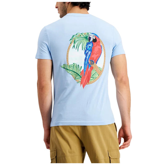 CLUB ROOM Mens Tops S / Blue CLUB ROOM - Parrot Graphic T-Shirt