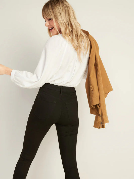 OLD NAVY - Waisted Rockstar Super-Skinny Denim