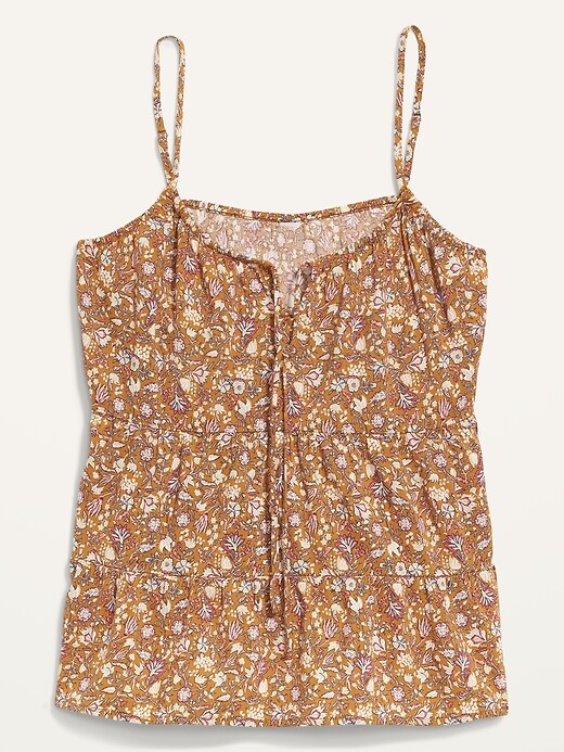 OLD NAVY - Tiered Floral-Print Cami Swing Blouse
