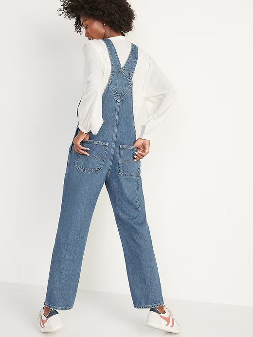 OLD NAVY - Slouchy Straight Jean Overalls