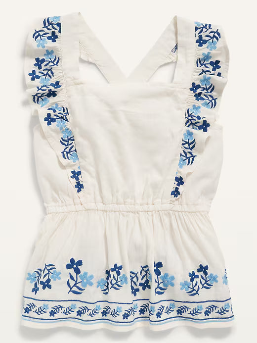 OLD NAVY - Ruffled Apron-Style Top