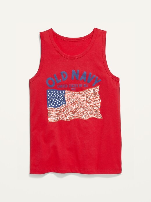 OLD NAVY -  Flag Graphic Sleeveless T-Shirt