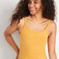 OLD NAVY - Cropped Lettuce-Edge Rib-Knit Tank Top