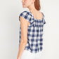 OLD NAVY - Gingham Smocked Swing Blouse