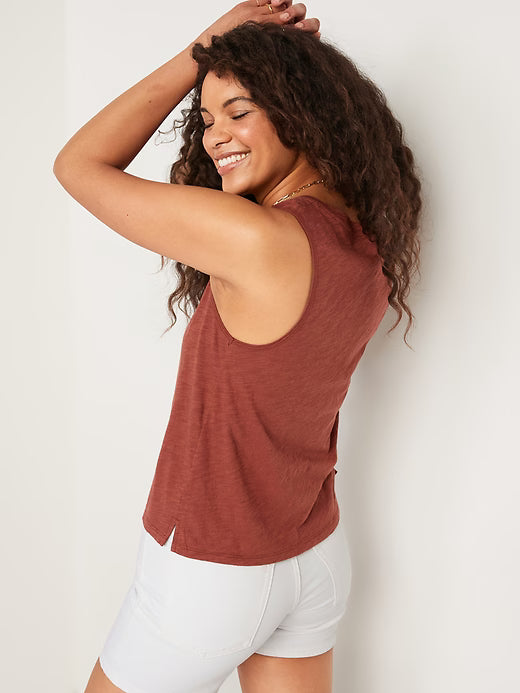 OLD NAVY - V-Neck Sleeveless T-Shirt