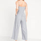 OLD NAVY - Striped Smocked Cropped Knotted Overall