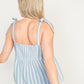 OLD NAVY - Tie Shoulder Striped Blouse