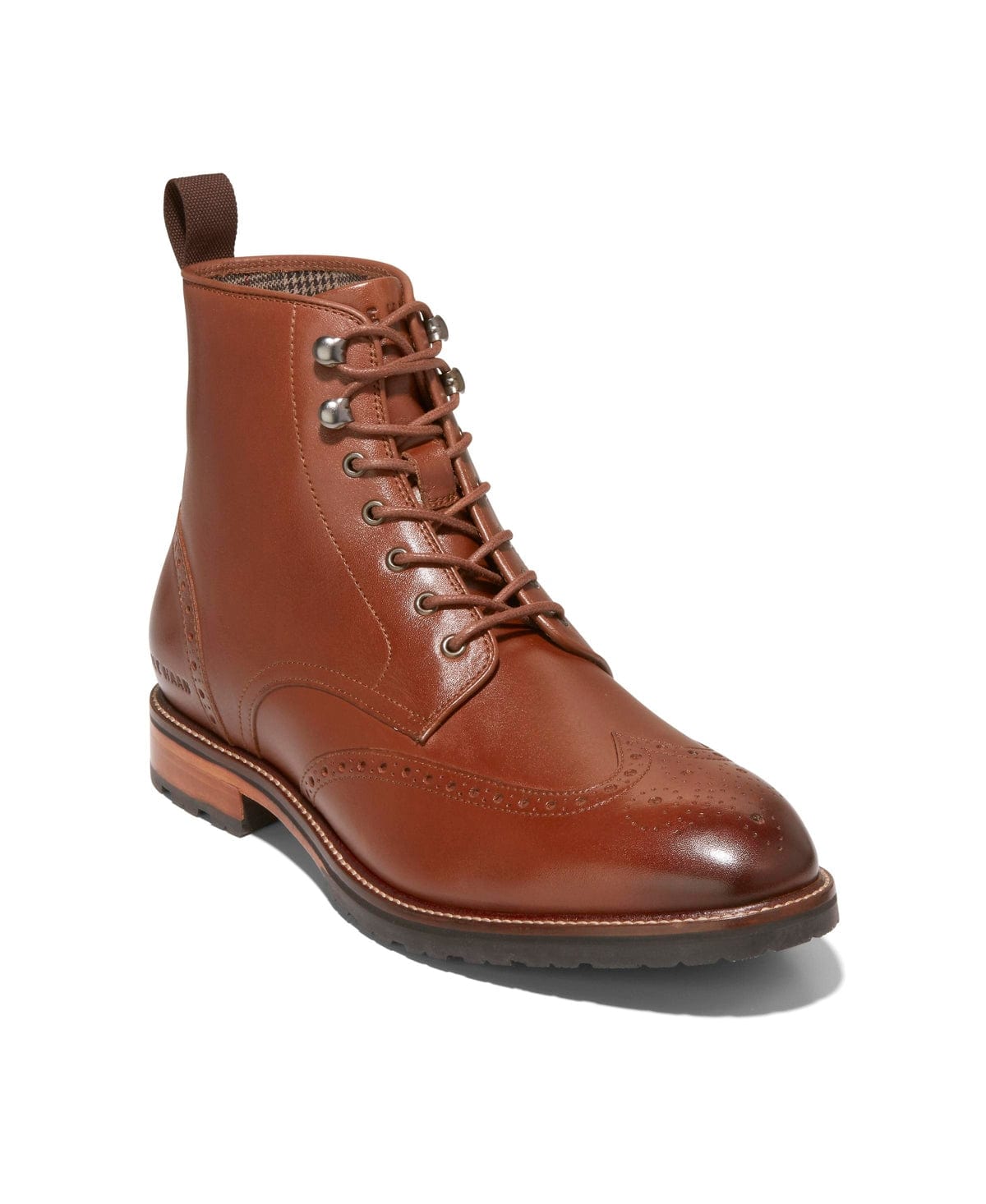 COLE HAAN Mens Shoes COLE HAAN - Berkshire Wingtip Leather Ankle Boots