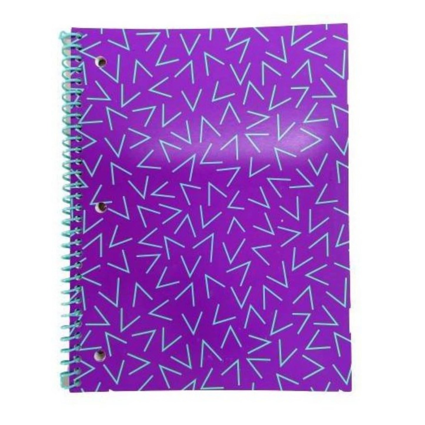 COLLEGE RULED Stationery COLLEGE RULED - 1 Subject Spiral Notebook Purple Arrow