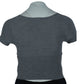 COLSIE Womens Tops S / Grey COLSIE - Short Sleeve Blouse