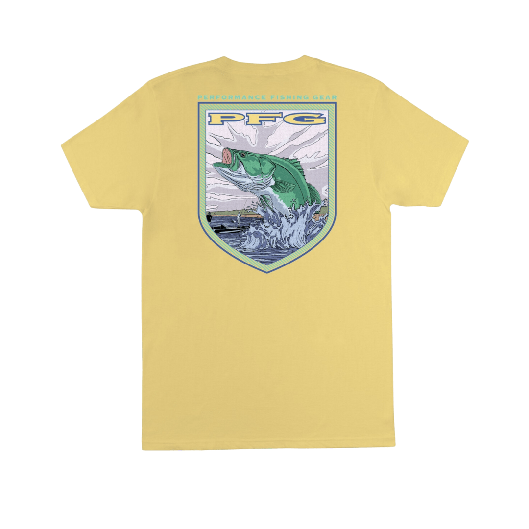 COLUMBIA Mens Tops S / Yellow COLUMBIA - Cotton Graphic T-Shirt
