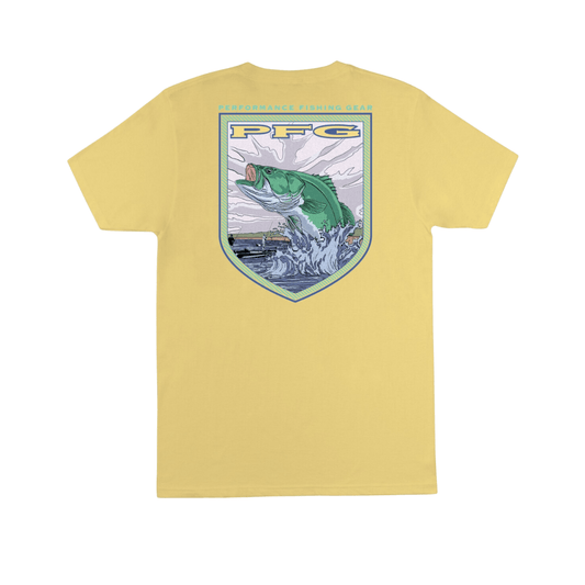 COLUMBIA Mens Tops S / Yellow COLUMBIA - Cotton Graphic T-Shirt