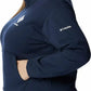 COLUMBIA Womens Tops XXXL / Navy COLUMBIA -  Plus Size Trek Quarter-Zip Sweatshirt