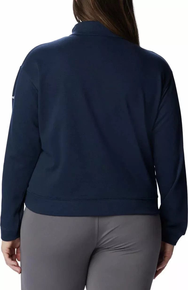 COLUMBIA Womens Tops XXXL / Navy COLUMBIA -  Plus Size Trek Quarter-Zip Sweatshirt