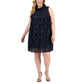 CONNECTED Womens Dress XXL / Navy CONNECTED - Embellished Dress