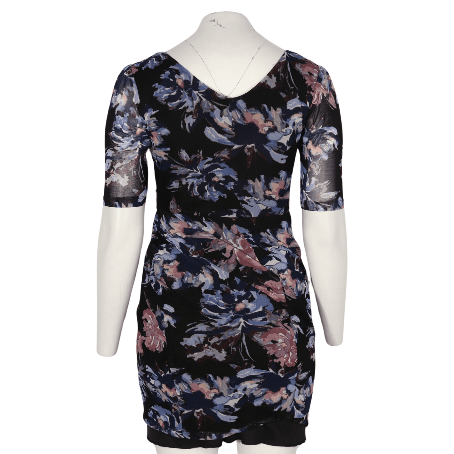 CONNECTED Womens Dress L / Multi-Color CONNECTED - Floral print v-neck dress