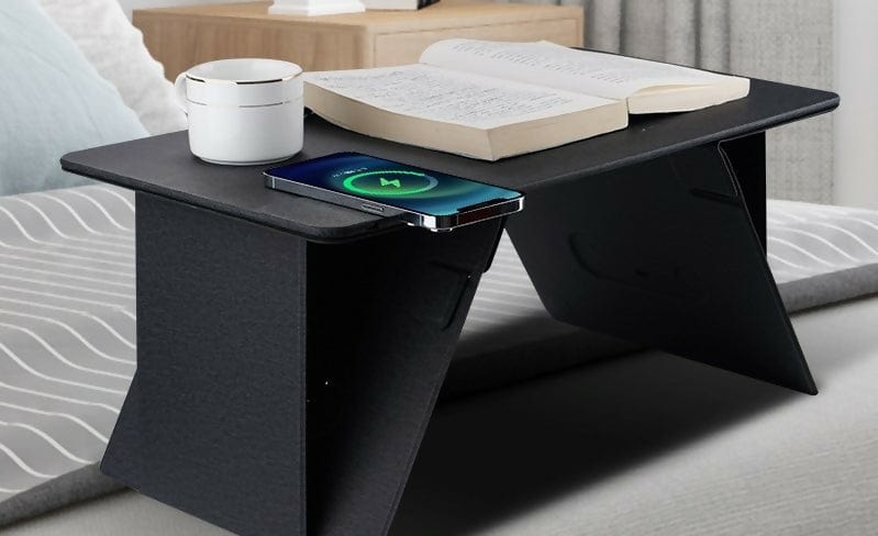 CONQUEROR Laptops & Accessories CONQUEROR -  LAPTOP TABLE with Magnetic wireless charger S100 -BLACK