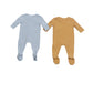 COTTON ON Baby Boy New Born / Multi-Color COTTON ON - Baby - Angled Zippers Overall Set