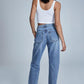 COTTON ON Womens Bottoms M / Blue COTTON ON - Long Straight Leg Jean in Mid