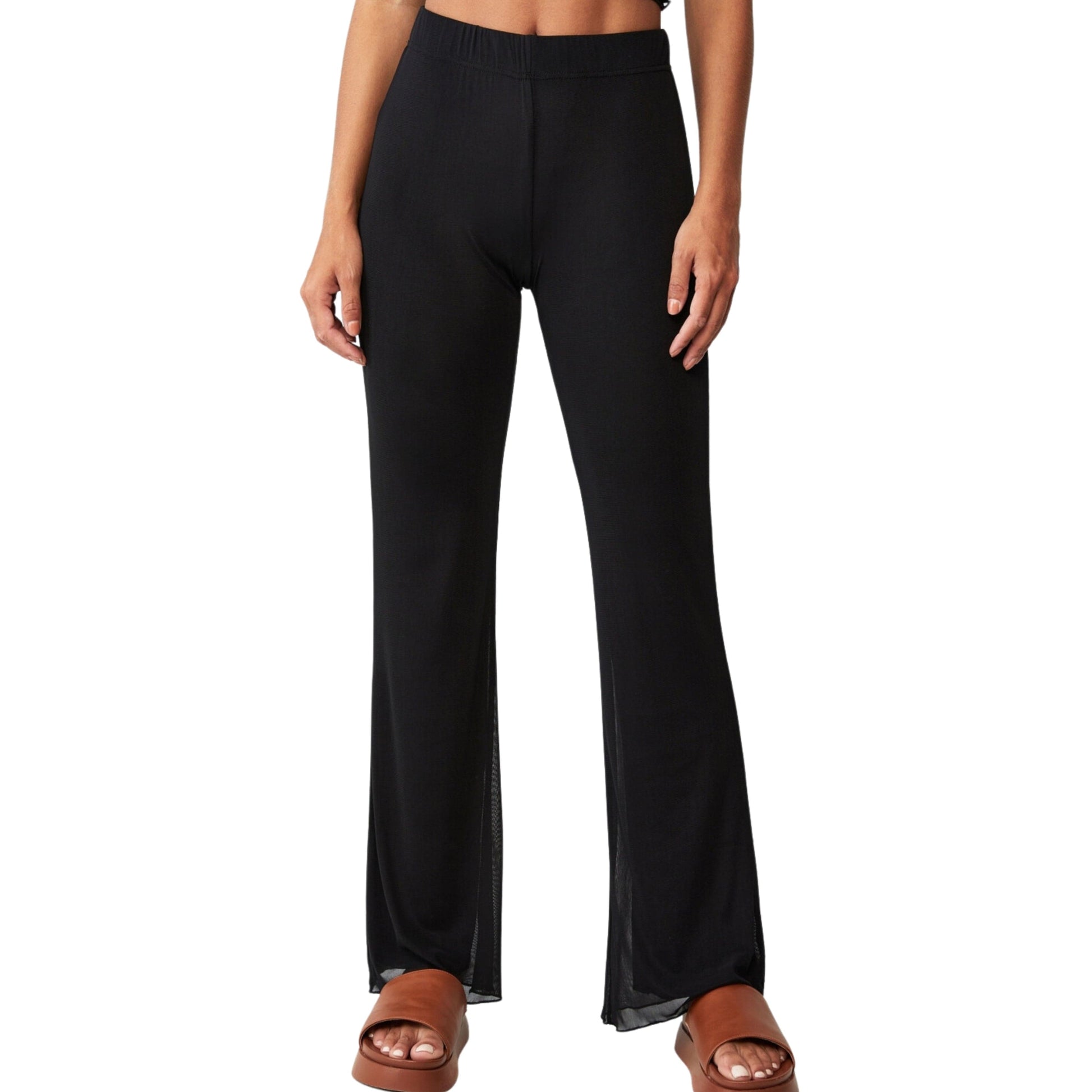 COTTON ON Womens Bottoms XXS / Black COTTON ON - Pull on Flare Pants