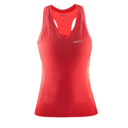 CRAFT Womens sports XL / Coral CRAFT -Glow Singlet Tank Top