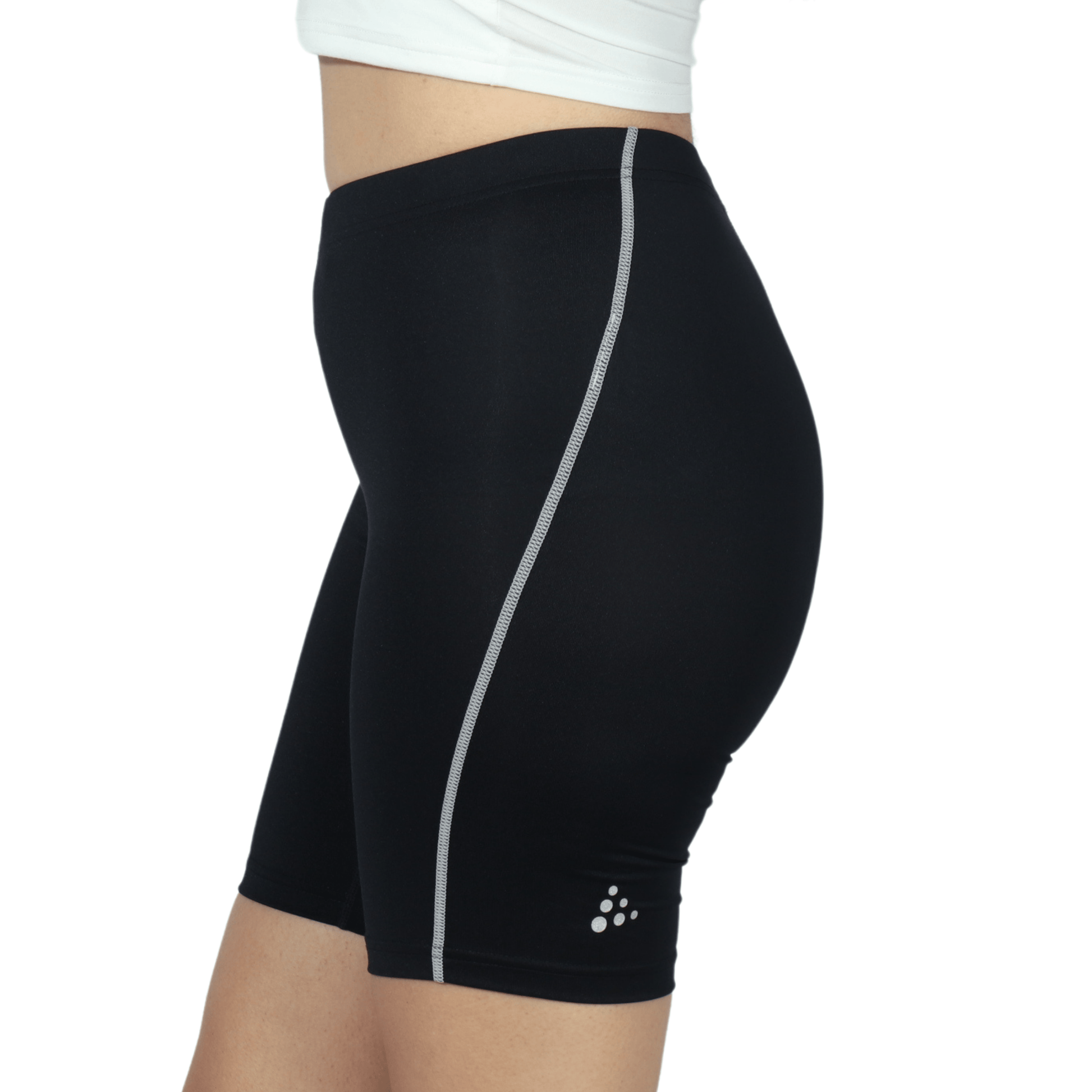 CRAFT Womens sports S / Black CRAFT - Off Logo Stretch Biker Shorts