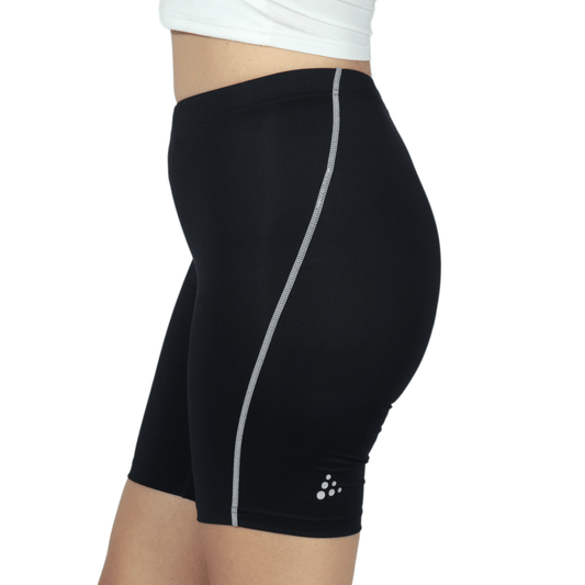 CRAFT Womens sports S / Black CRAFT - Off Logo Stretch Biker Shorts
