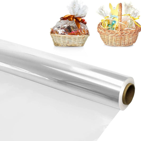 CRELANDO Easter Decoration Clear CRELANDO - Clear gift wrapping papper