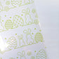 CRELANDO Easter Decoration CRELANDO - Wrapping Paper Transparent Easter