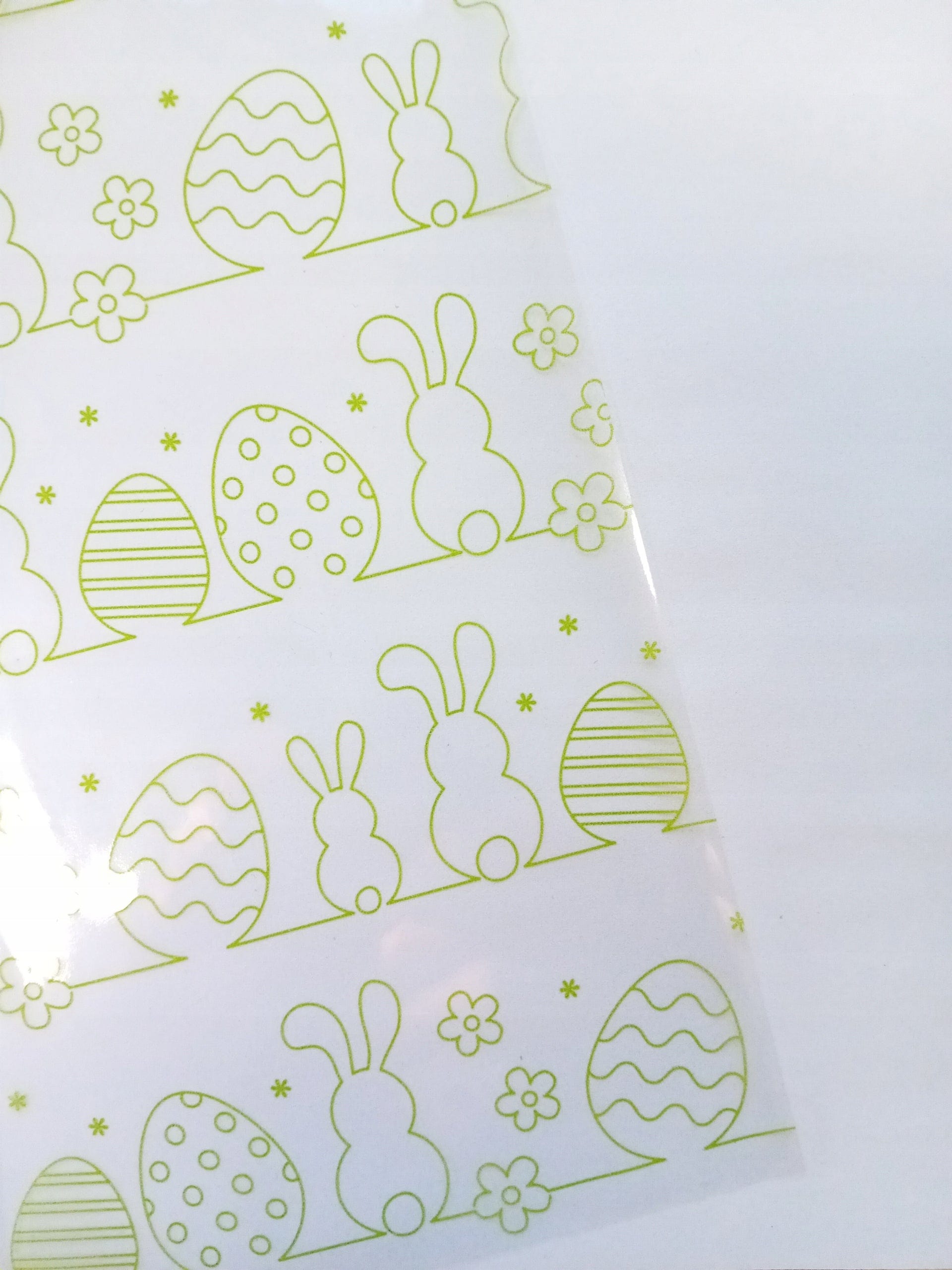 CRELANDO Easter Decoration CRELANDO - Wrapping Paper Transparent Easter