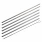 CROFTON Kitchenware Silver CROFTON - 6 straws with brush set