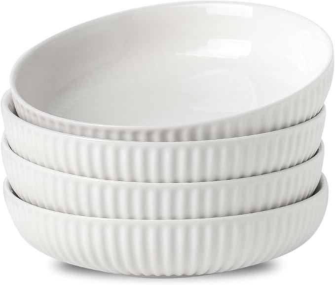 CROFTON Kitchenware White CROFTON - Dinner Bowls Set of 4