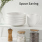 CROFTON Kitchenware White CROFTON - Dinner Bowls Set of 4