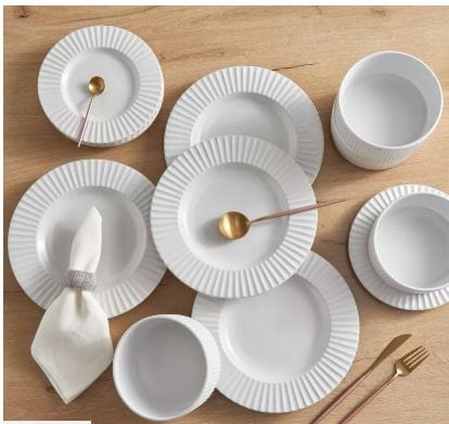 CROFTON Kitchenware White CROFTON - tableware set